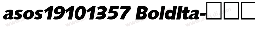 asos19101357 BoldIta字体转换